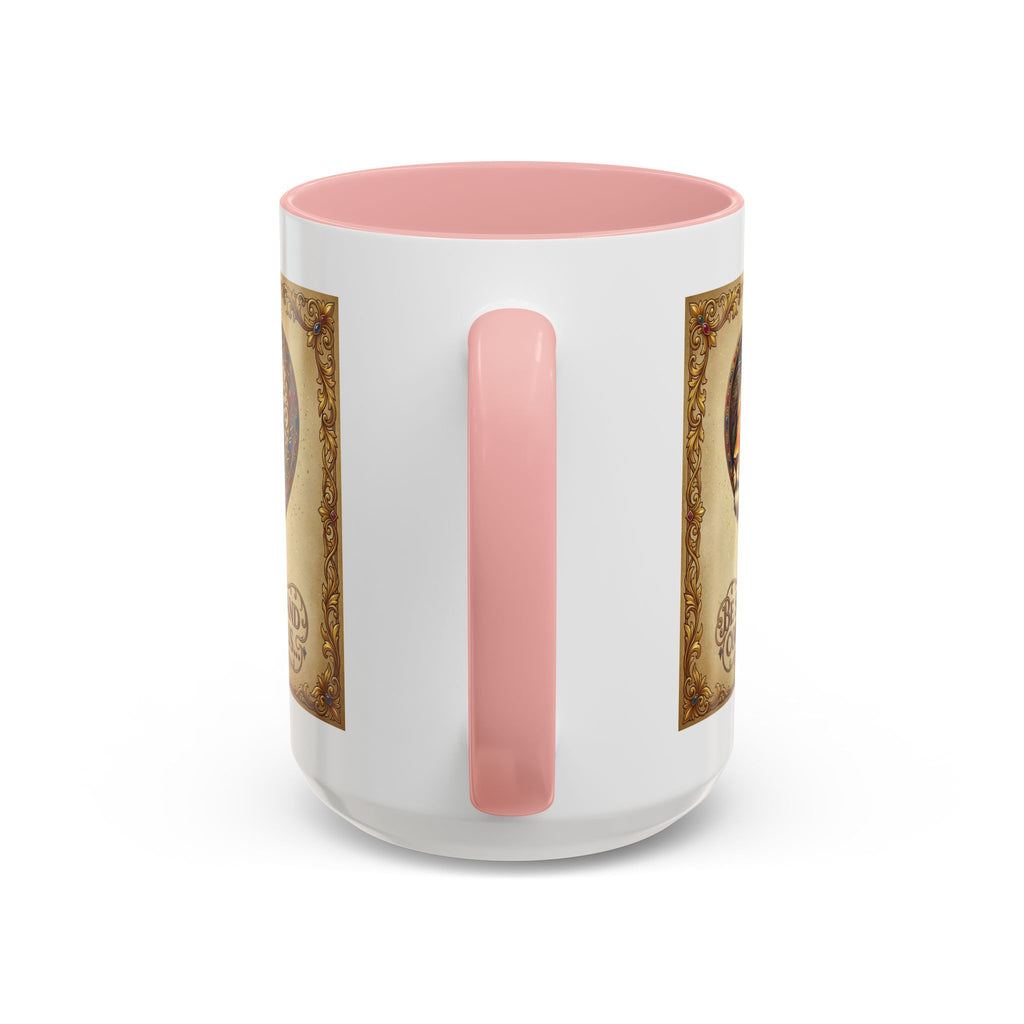 Accent Coffee Mug (11, 15oz) "Be strong and courageous" Joshua 1:9