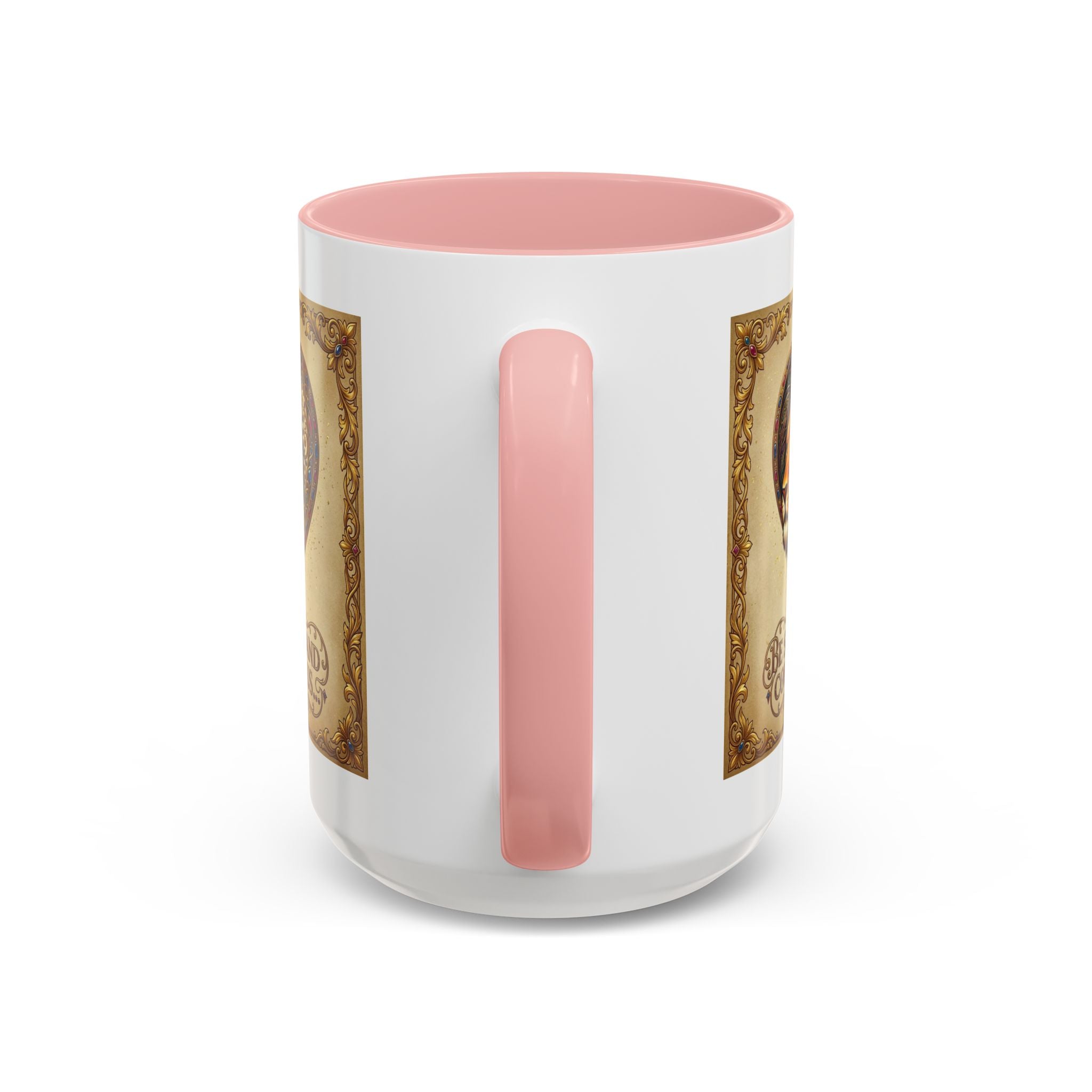 Accent Coffee Mug (11, 15oz) "Be strong and courageous" Joshua 1:9