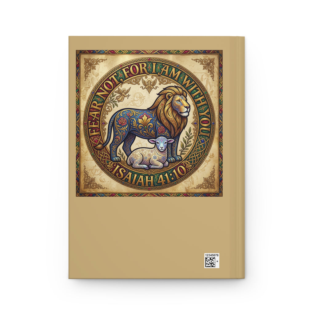 Personalized Hardcover Journal Matte - "Fear not for I am with you..."