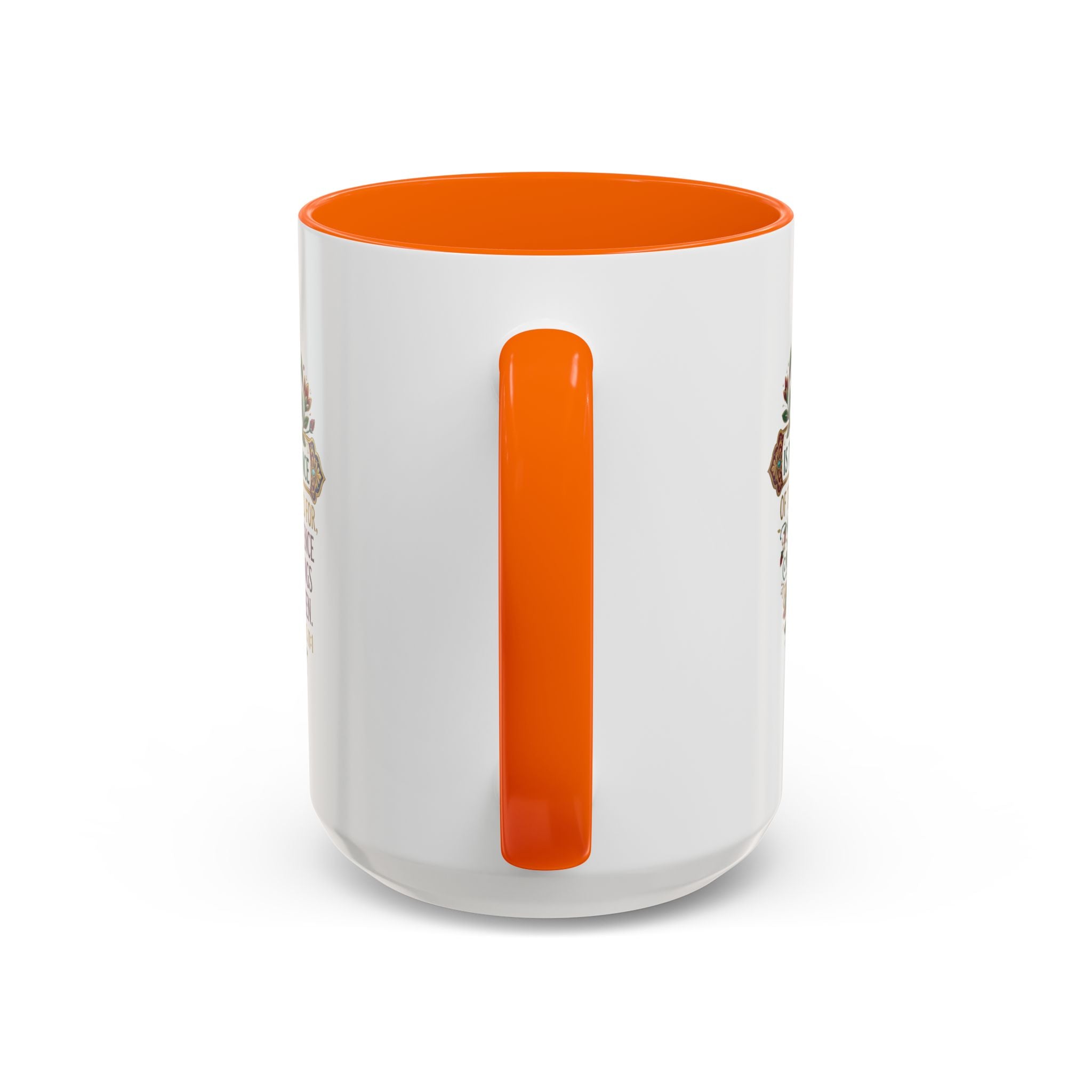 Accent Coffee Mug (11, 15oz) "Faith is the substance" Hebrews 11:1