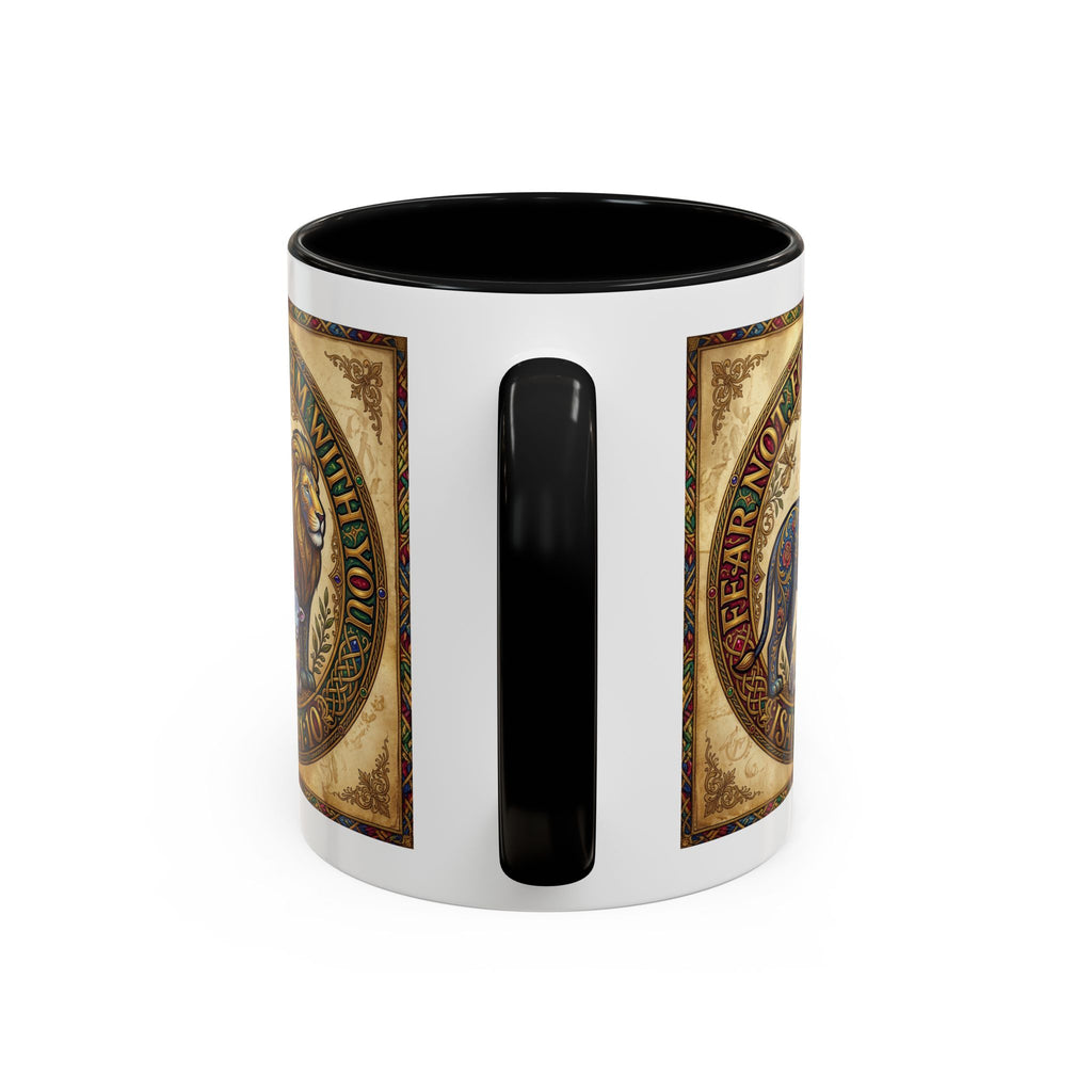 Accent Coffee Mug (11, 15oz) "Fear not, for I am with you" Isaiah 41:10