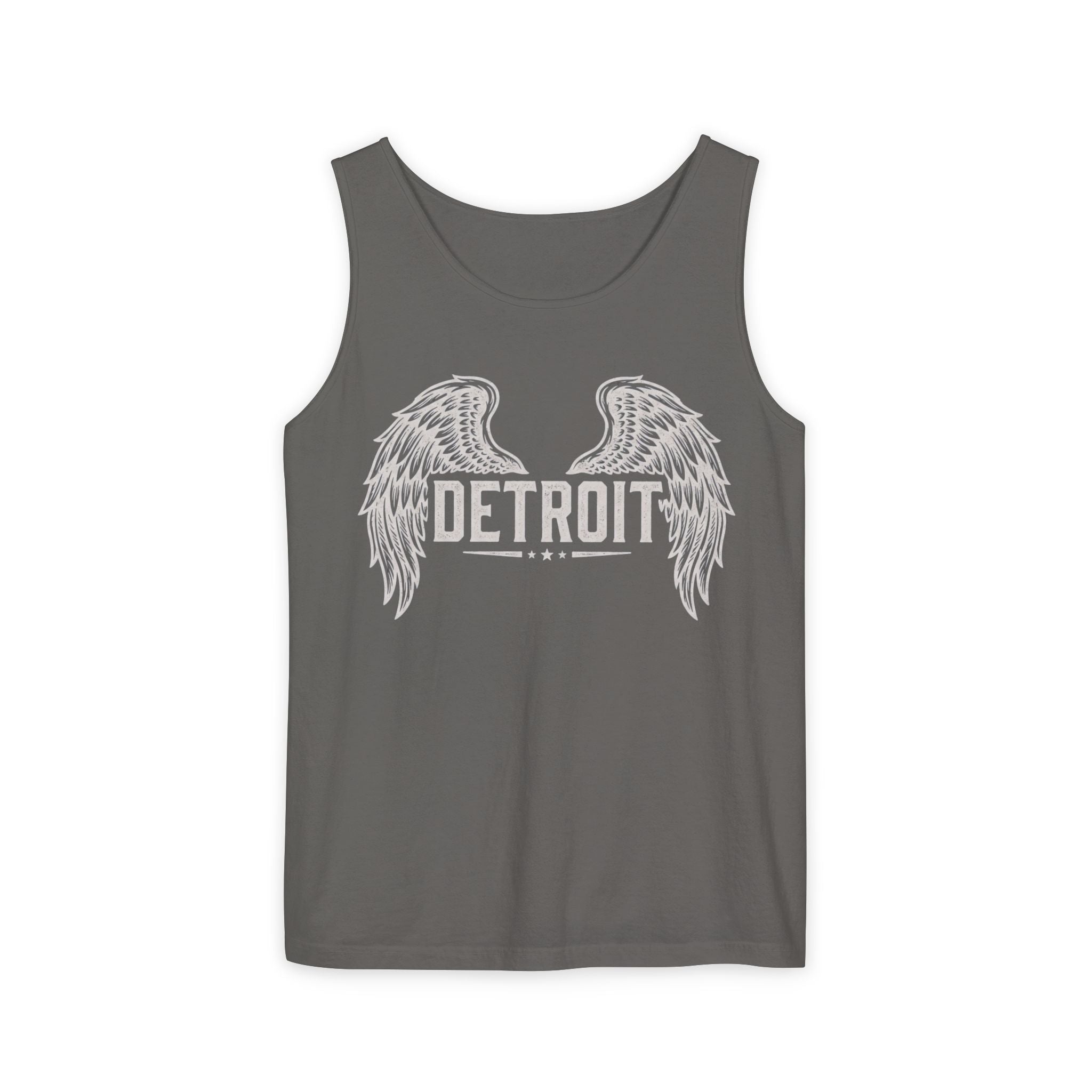 Unisex Garment-Dyed Tank Top - DETROIT WINGS