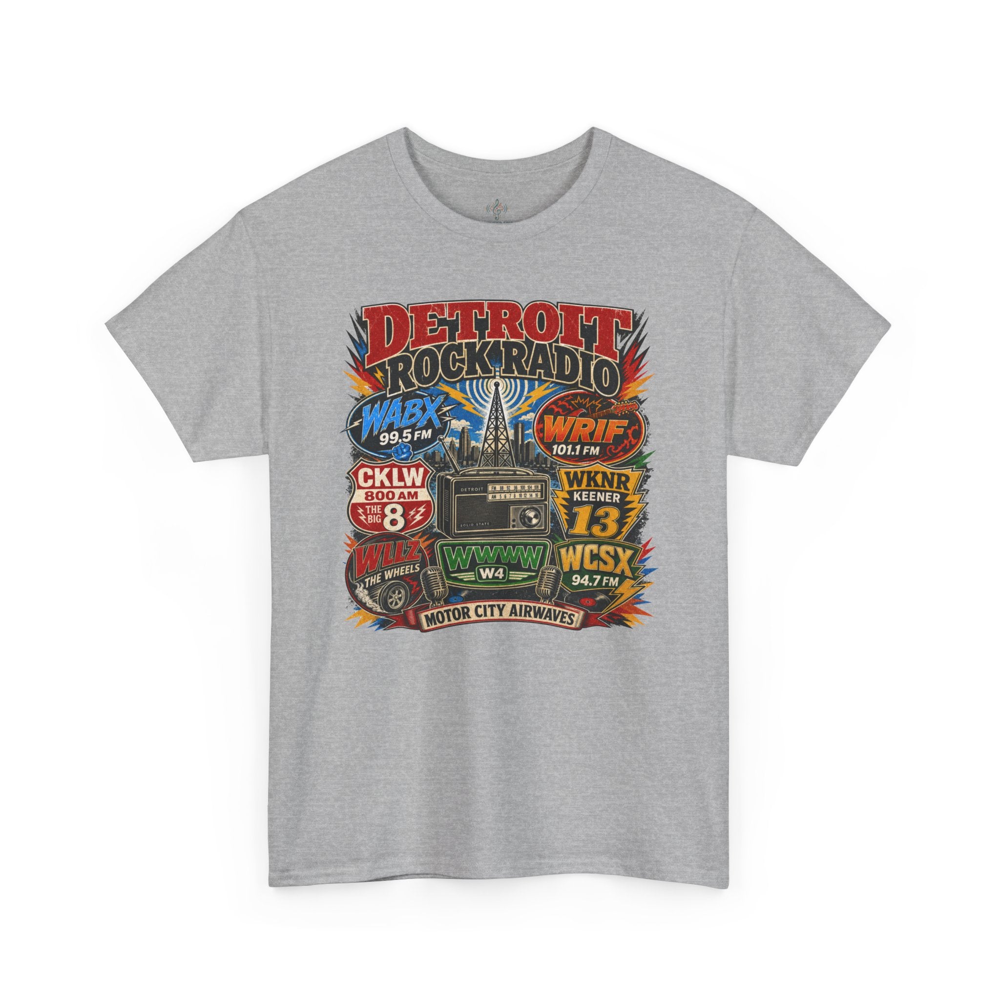 Unisex Heavy Cotton Tee Detroit Rock Radio