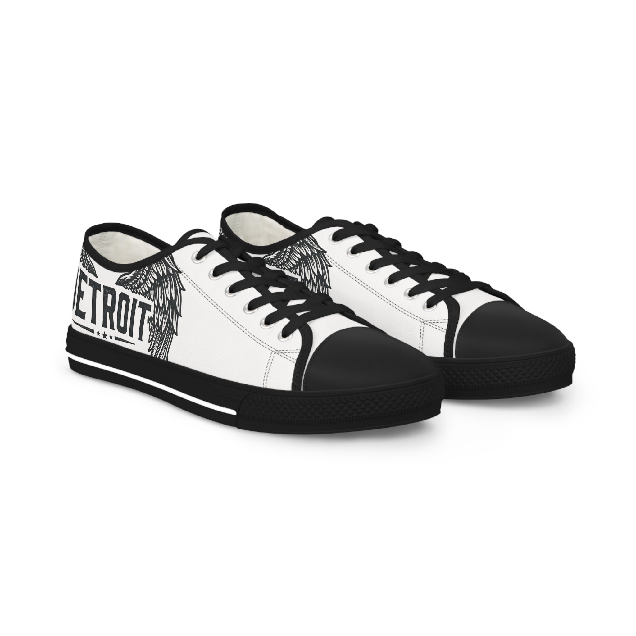Men's Low Top Sneakers - Detroit Wings
