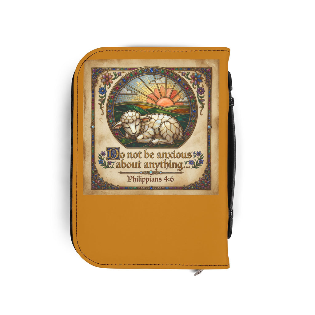 Bible Cover - “Be not anxious about anything…”