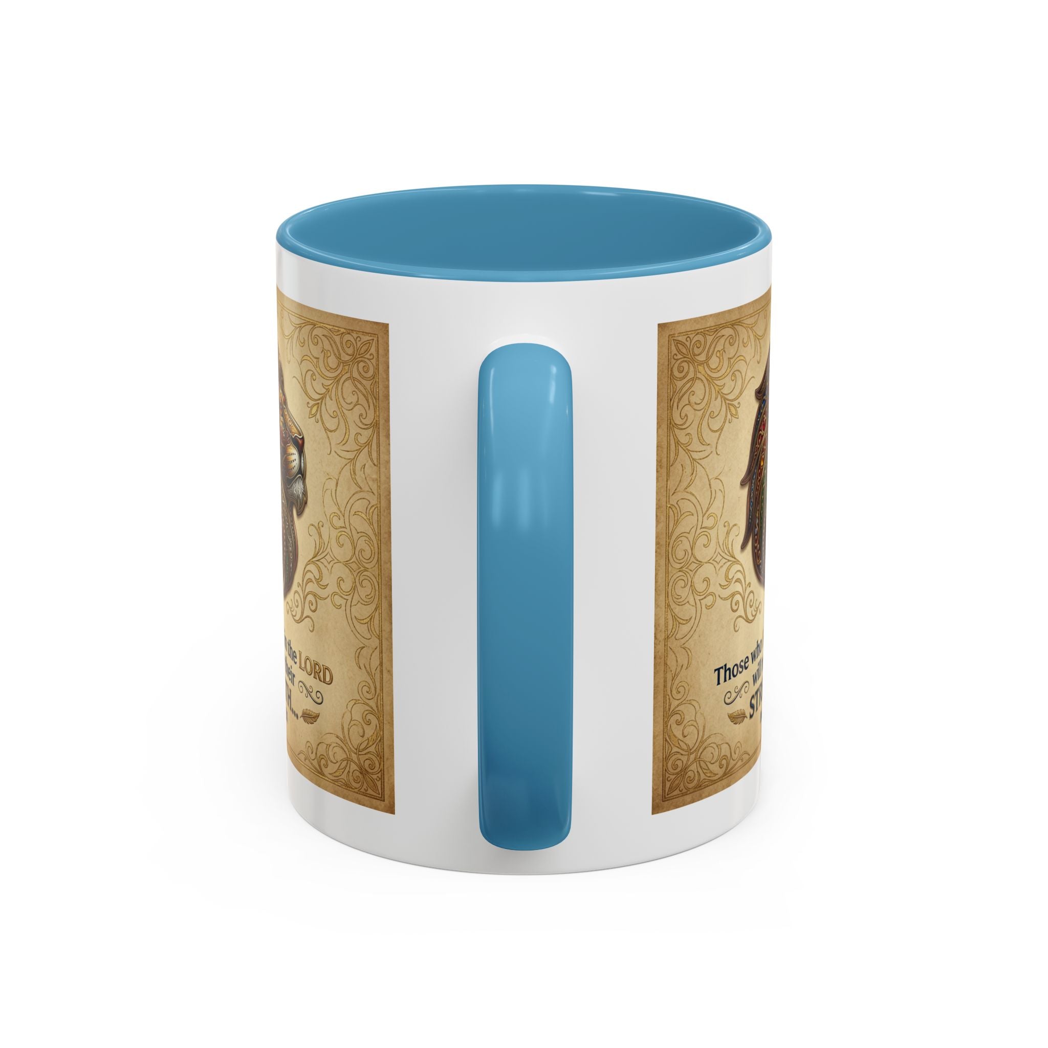 Accent Coffee Mug (11, 15oz) "Those who hope in the Lord..." Isaiah 40:31