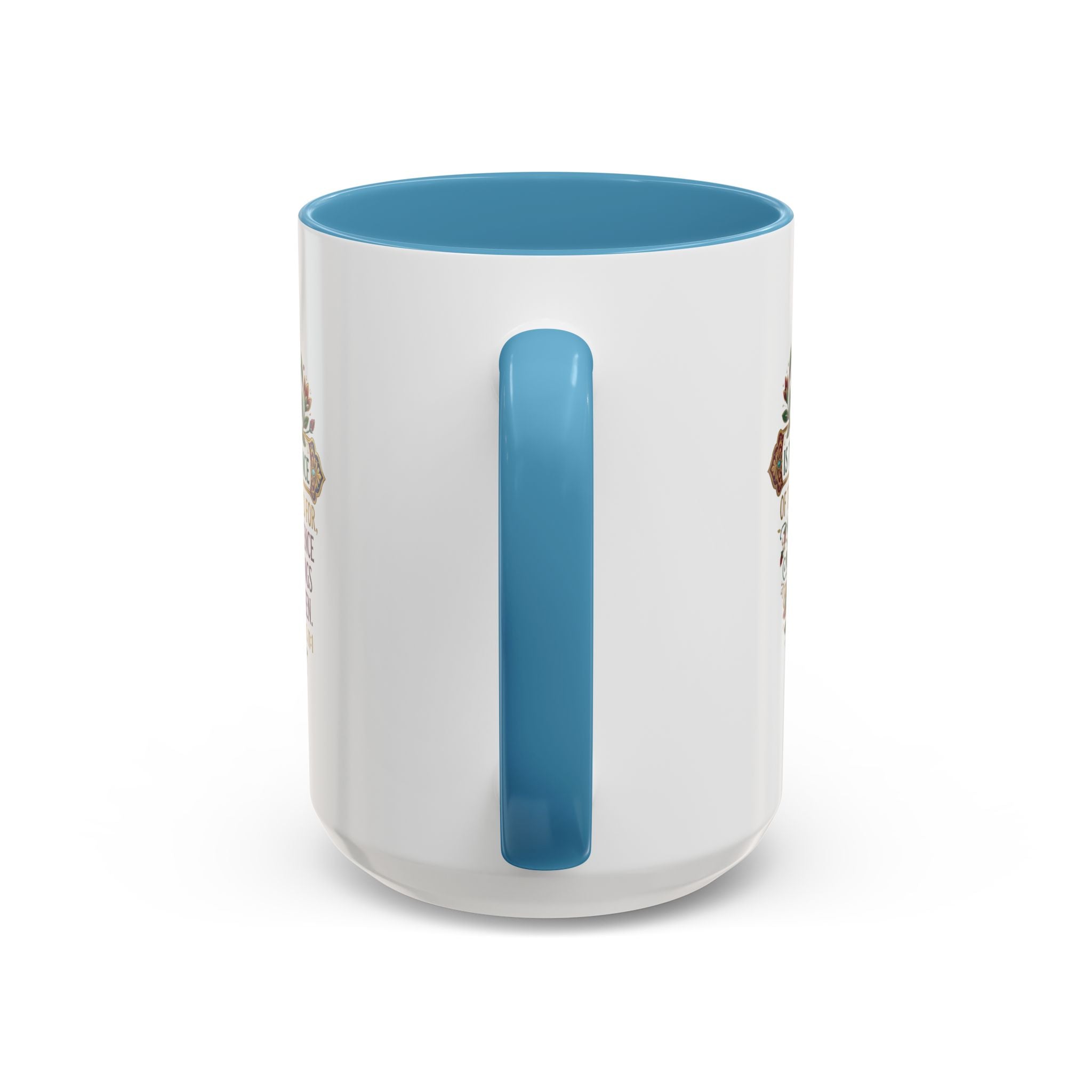 Accent Coffee Mug (11, 15oz) "Faith is the substance" Hebrews 11:1