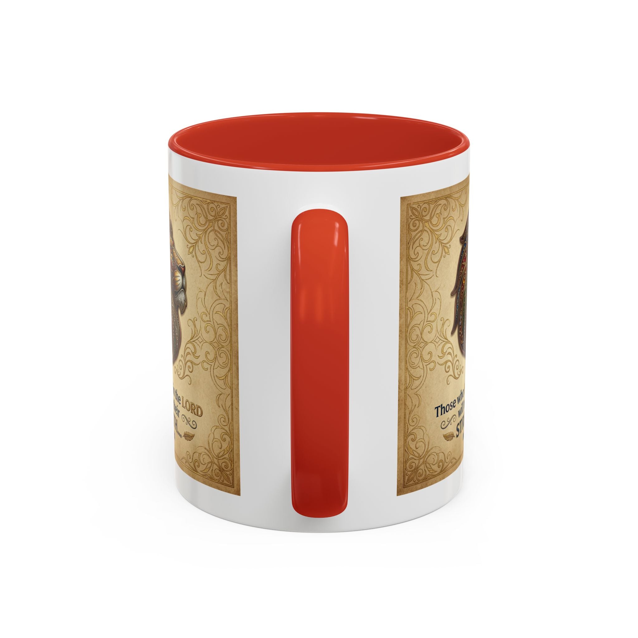 Accent Coffee Mug (11, 15oz) "Those who hope in the Lord..." Isaiah 40:31