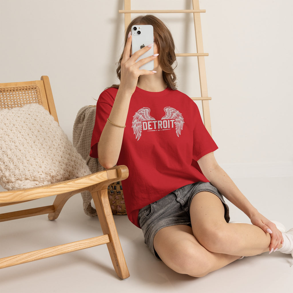 Unisex Heavy Cotton Tee - DETROIT WINGED