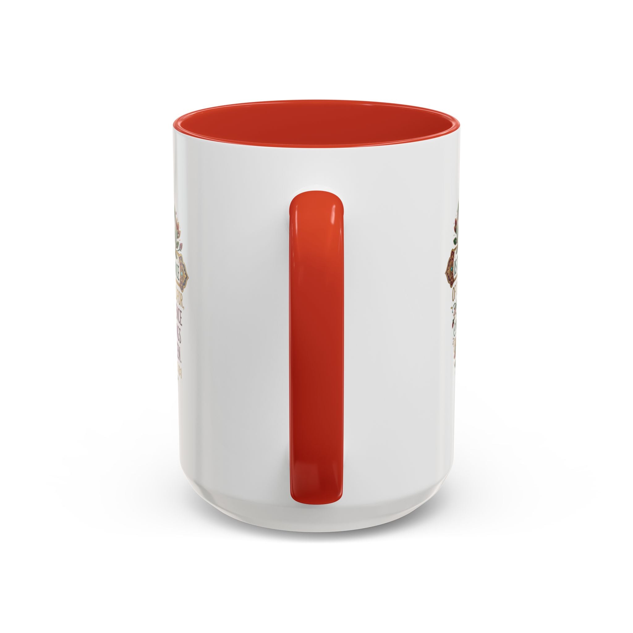 Accent Coffee Mug (11, 15oz) "Faith is the substance" Hebrews 11:1