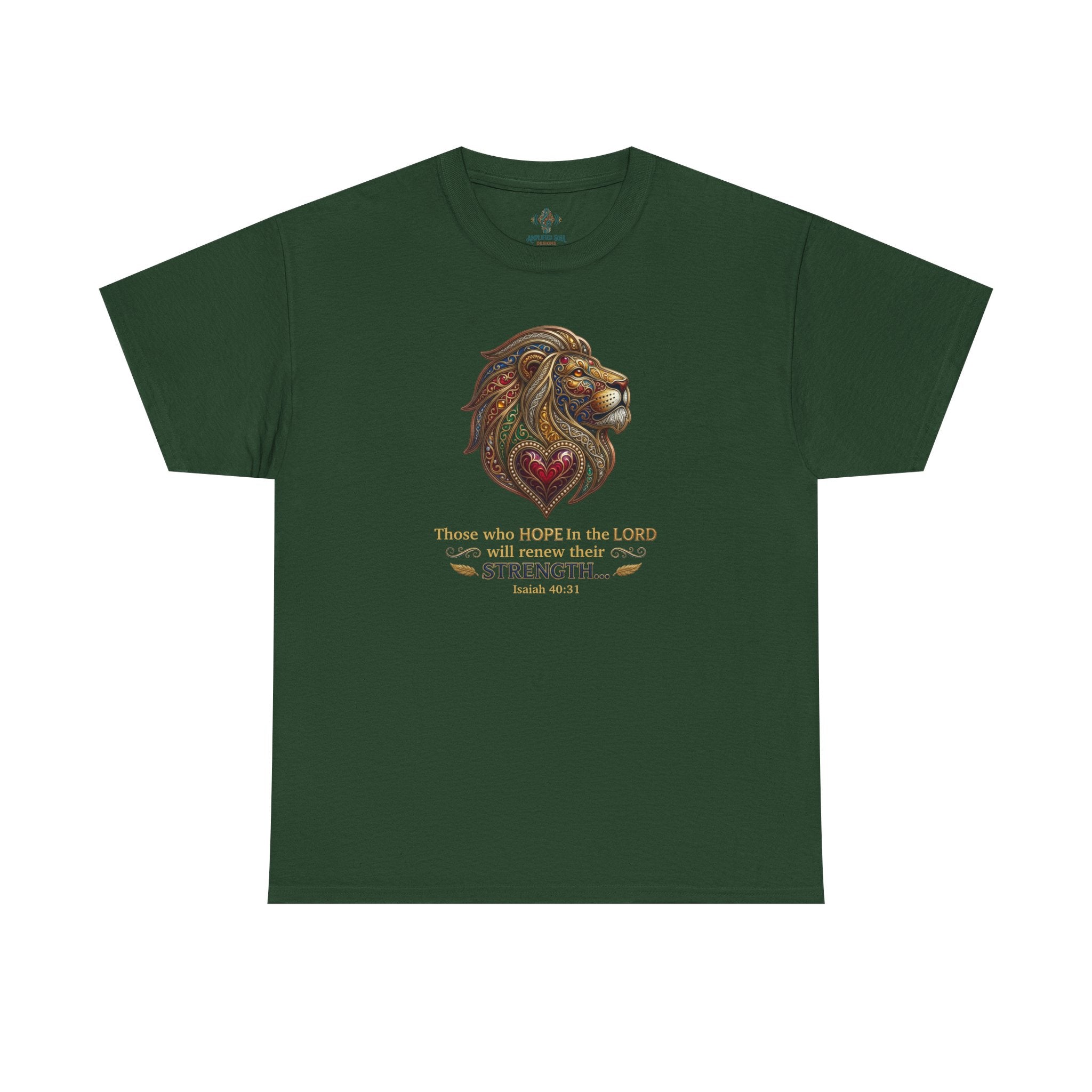 Unisex Heavy Cotton Tee - “ Those who hope in the Lord… “ Isaiah 40:31
