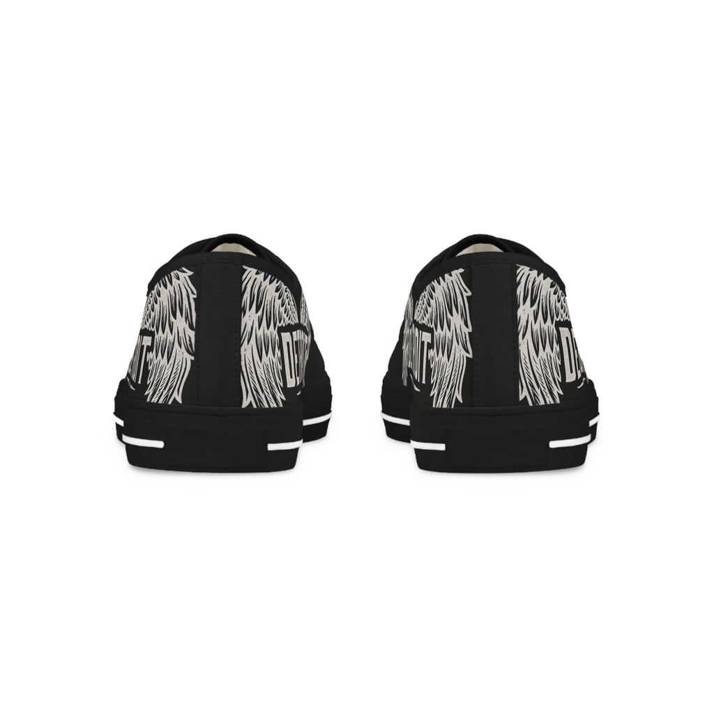 Men's Low Top Sneakers - Detroit Wings black