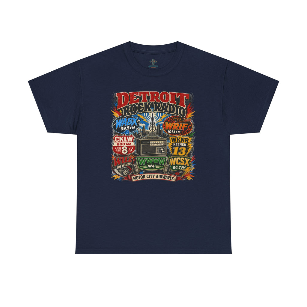 Unisex Heavy Cotton Tee Detroit Rock Radio