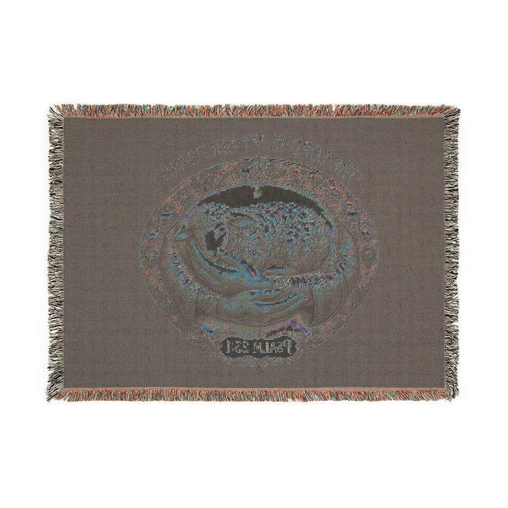 Woven Blanket - “The Lord is my Shpeherd” Psalm 23:1