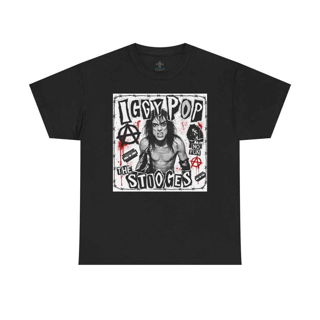 Unisex Heavy Cotton Tee - Detroit Iggy Pop Barbed Wire