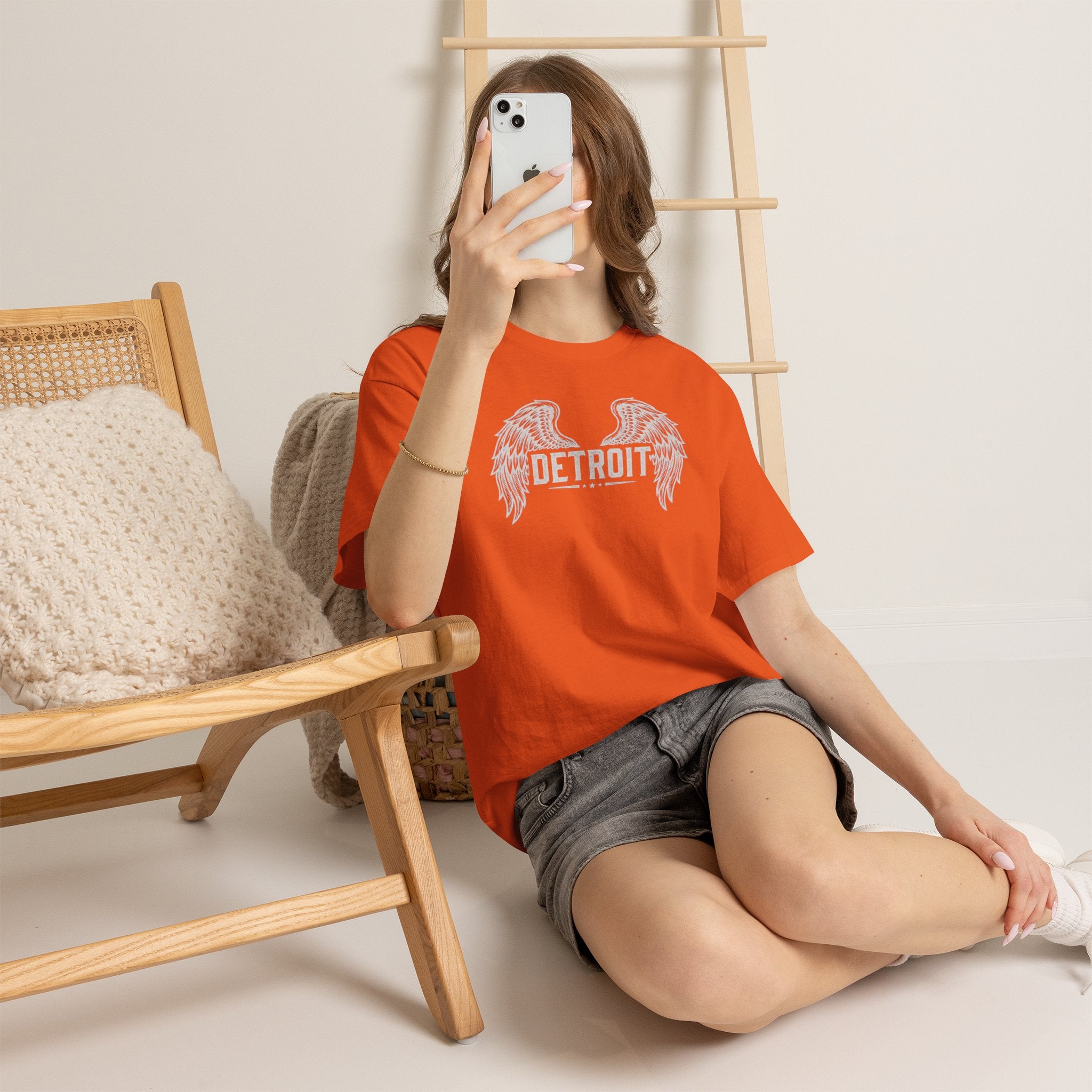 Unisex Heavy Cotton Tee - DETROIT WINGED