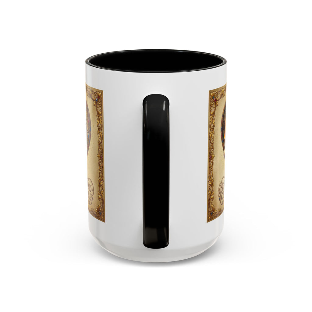 Accent Coffee Mug (11, 15oz) "Be strong and courageous" Joshua 1:9