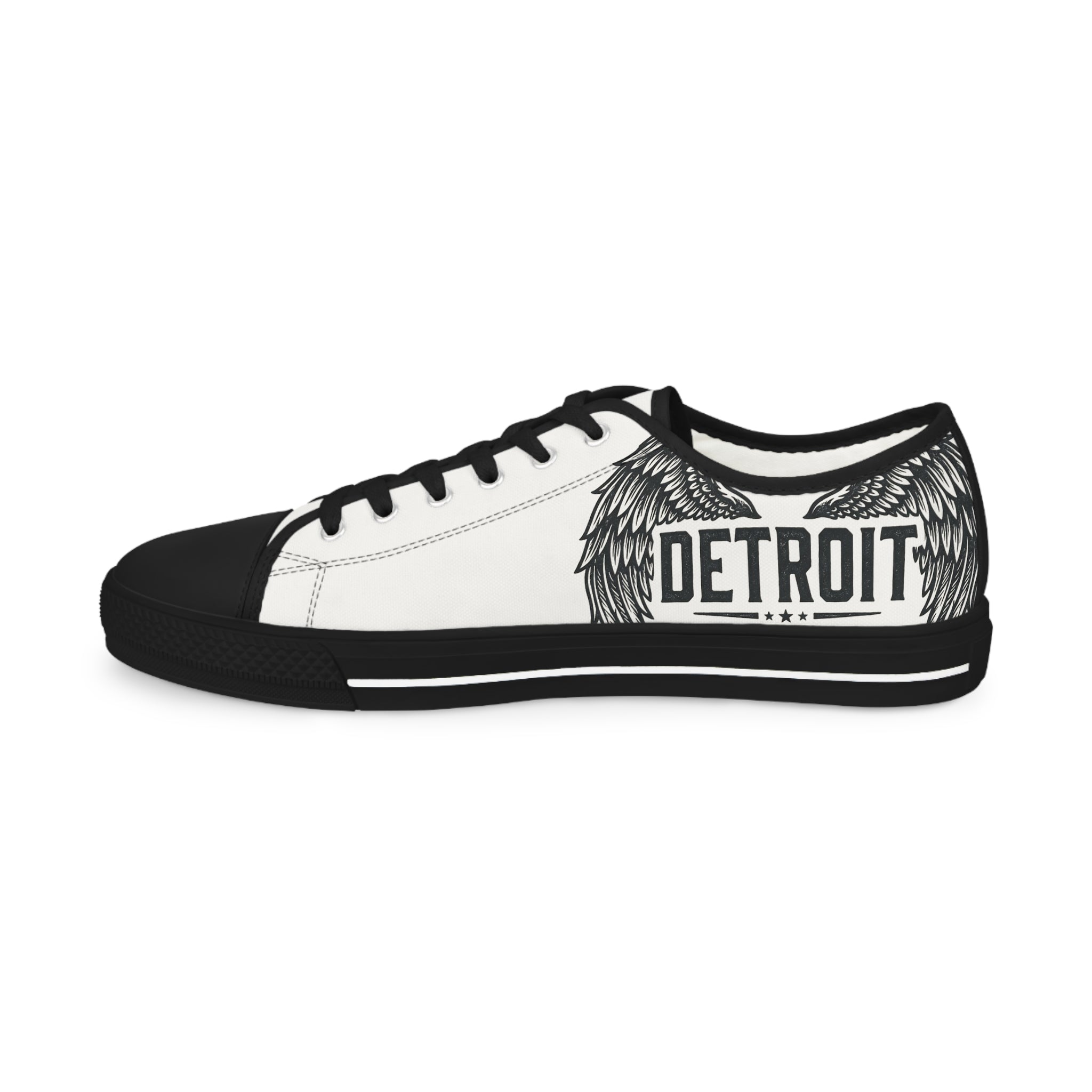 Men's Low Top Sneakers - Detroit Wings