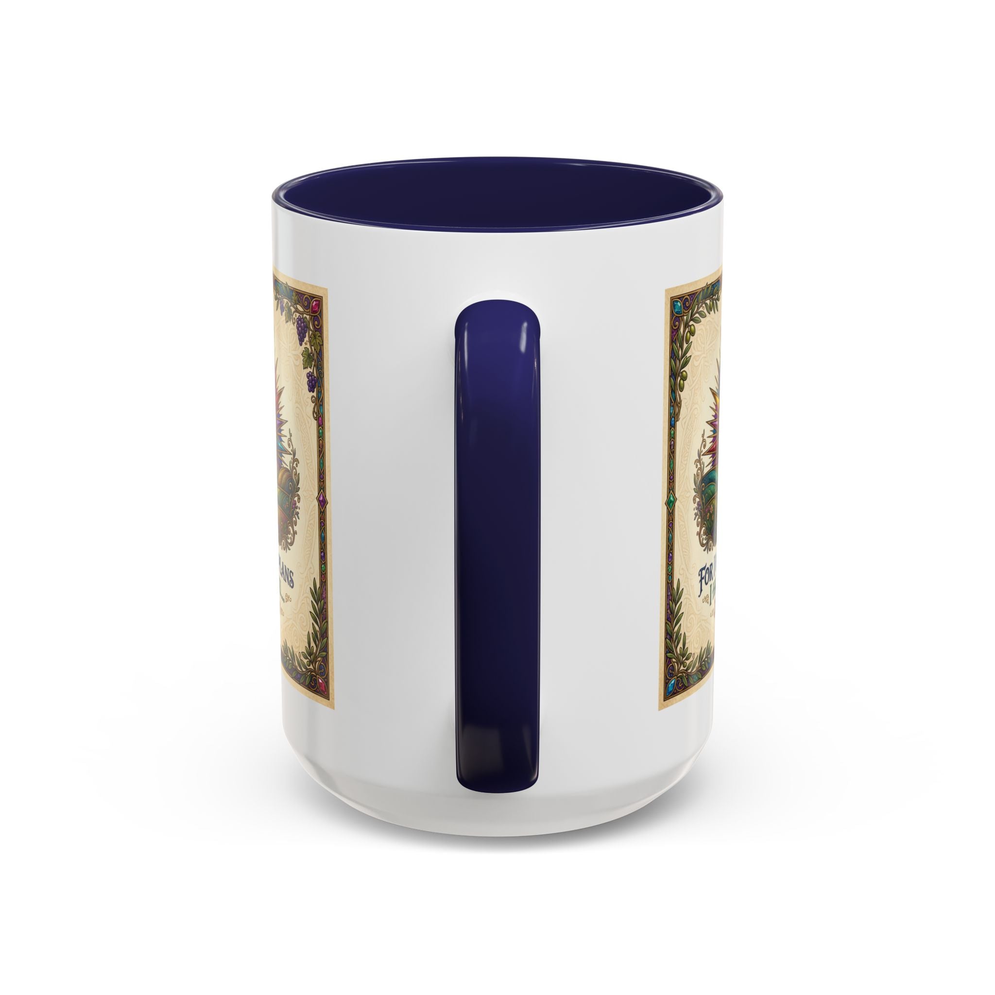 Accent Coffee Mug (11, 15oz) "for I know the plans I have for you" Jeremiah 29:11