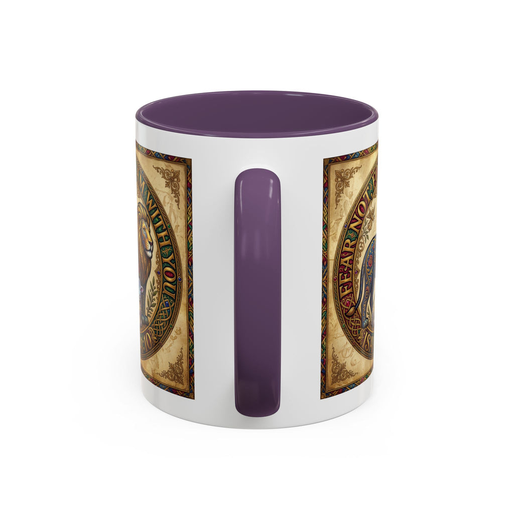 Accent Coffee Mug (11, 15oz) "Fear not, for I am with you" Isaiah 41:10