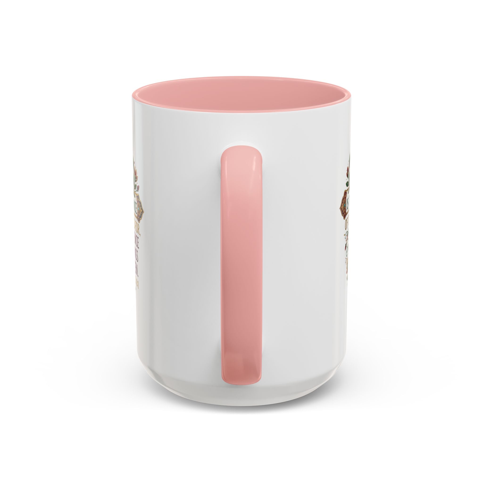Accent Coffee Mug (11, 15oz) "Faith is the substance" Hebrews 11:1
