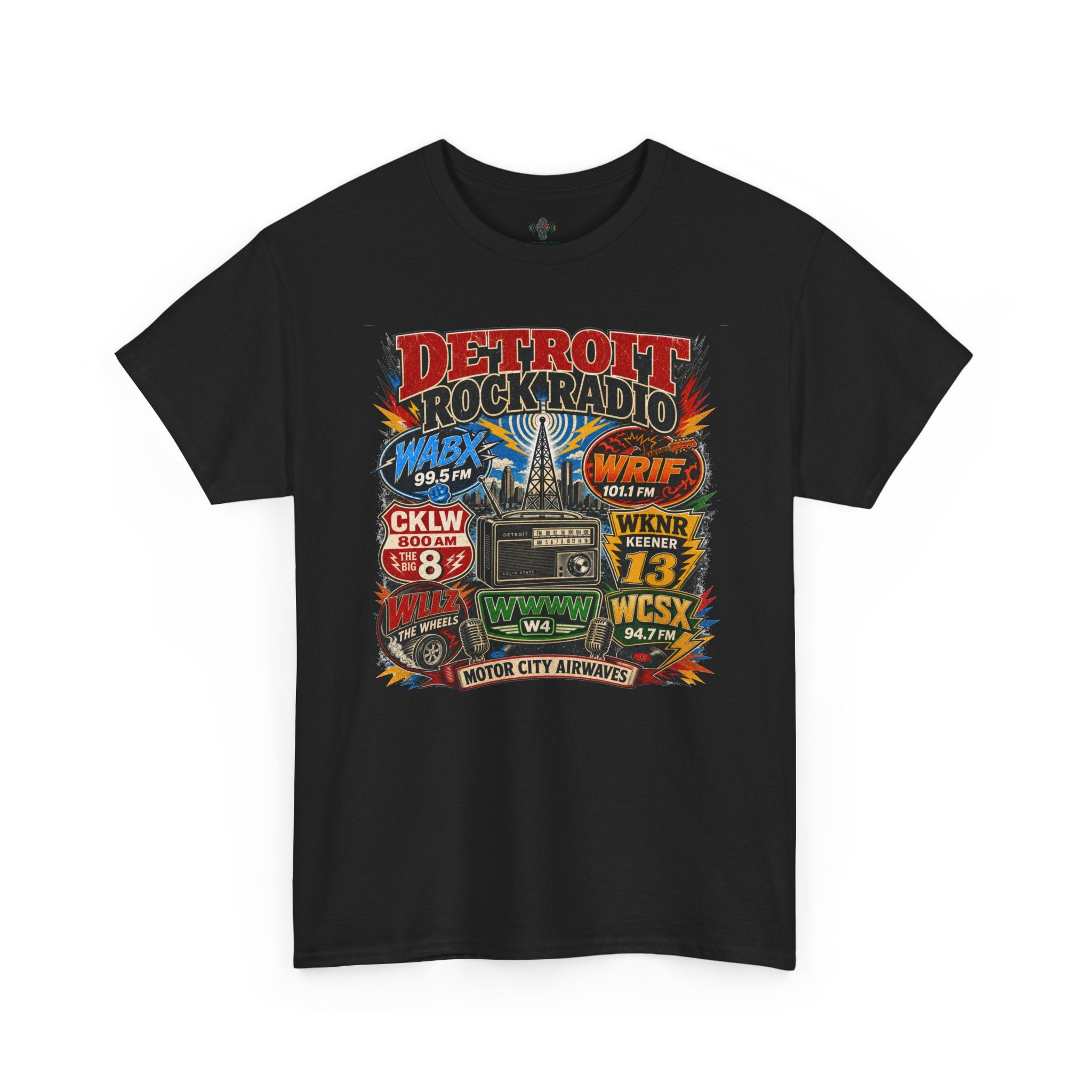 Unisex Heavy Cotton Tee Detroit Rock Radio