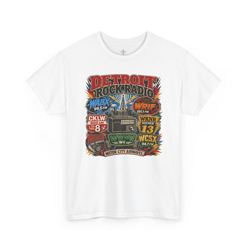 Unisex Heavy Cotton Tee Detroit Rock Radio