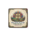 Porcelain Magnet, Square "For I know the plans" Jeremiah 29:11