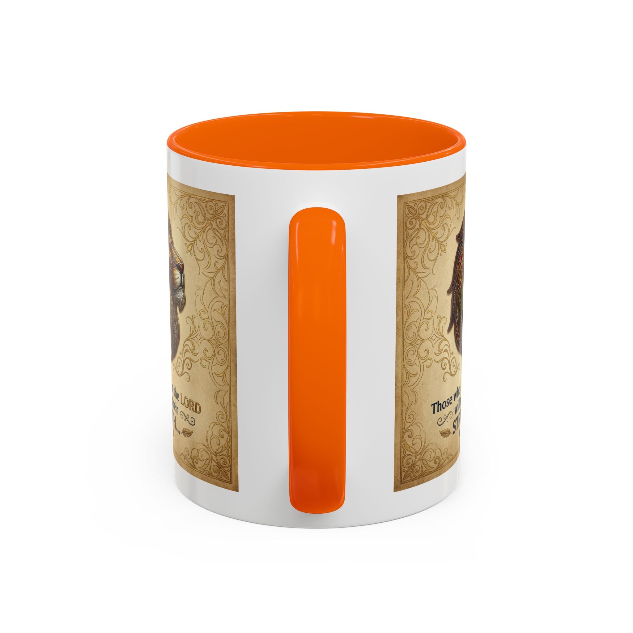 Accent Coffee Mug (11, 15oz) "Those who hope in the Lord..." Isaiah 40:31