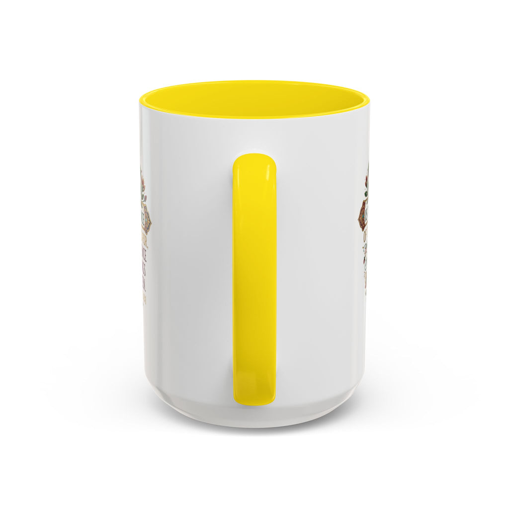 Accent Coffee Mug (11, 15oz) "Faith is the substance" Hebrews 11:1