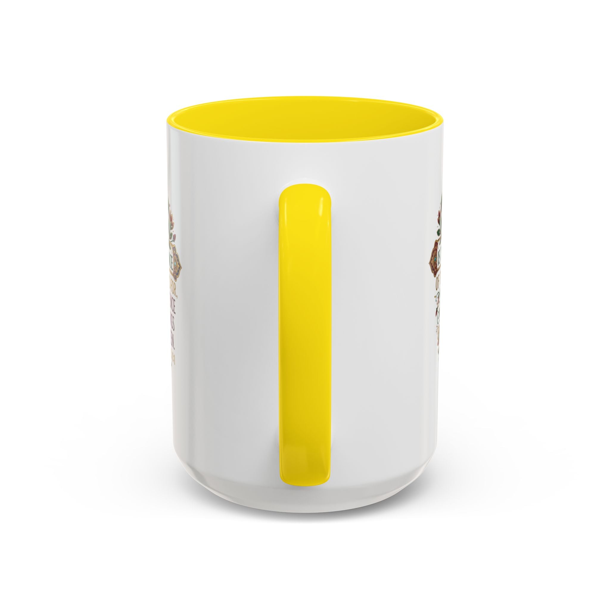 Accent Coffee Mug (11, 15oz) "Faith is the substance" Hebrews 11:1