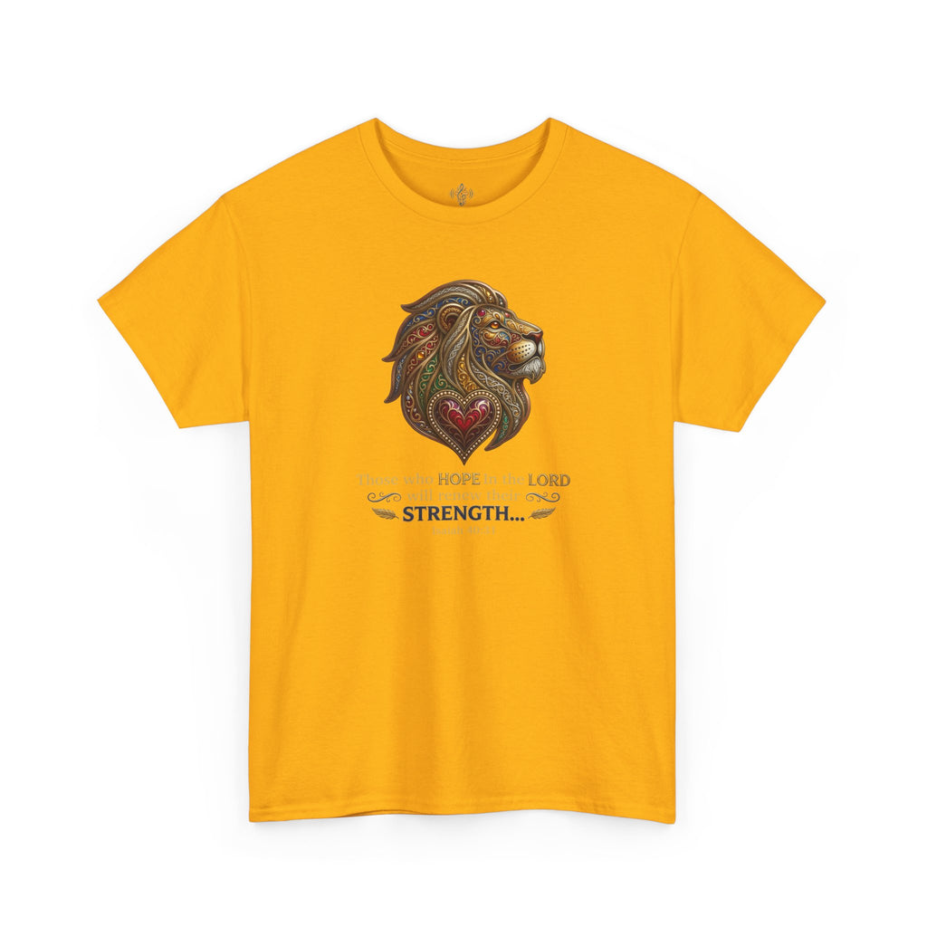 Unisex Heavy Cotton Tee - “ Those who hope in the Lord… “ Isaiah 40:31