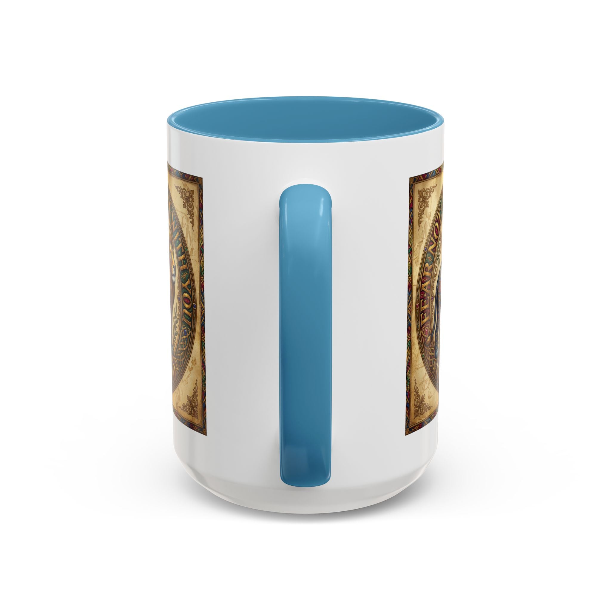 Accent Coffee Mug (11, 15oz) "Fear not, for I am with you" Isaiah 41:10
