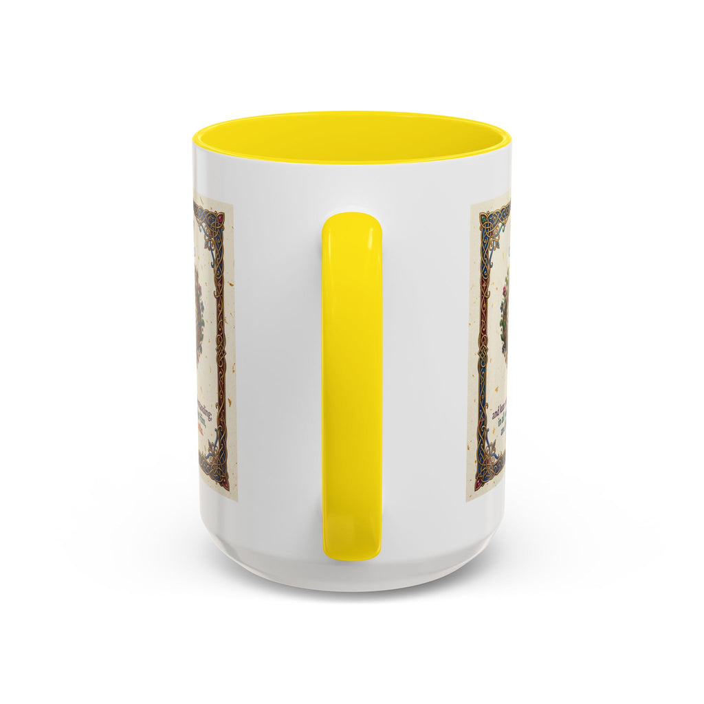 Accent Coffee Mug (11, 15oz) "Trust in the Lord..."  Poverbs 3:5-6
