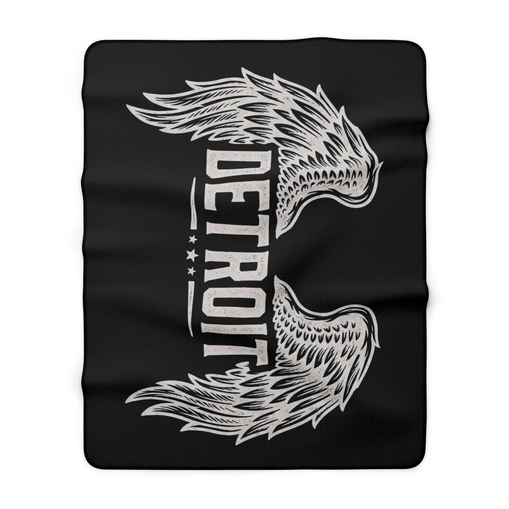 Sherpa Fleece Blanket - Detroit Wings
