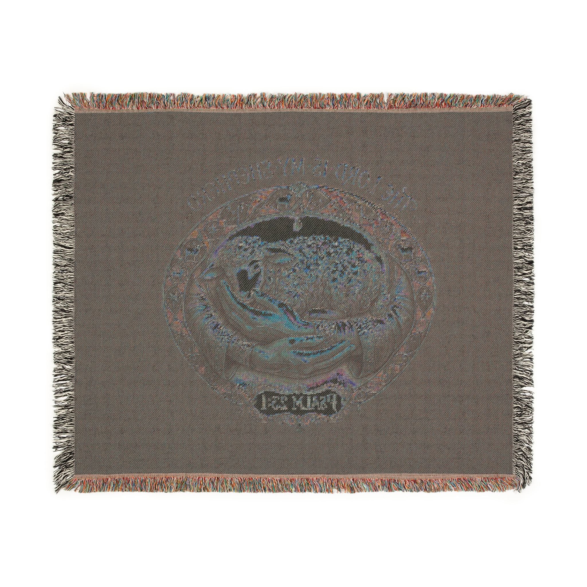 Woven Blanket - “The Lord is my Shpeherd” Psalm 23:1