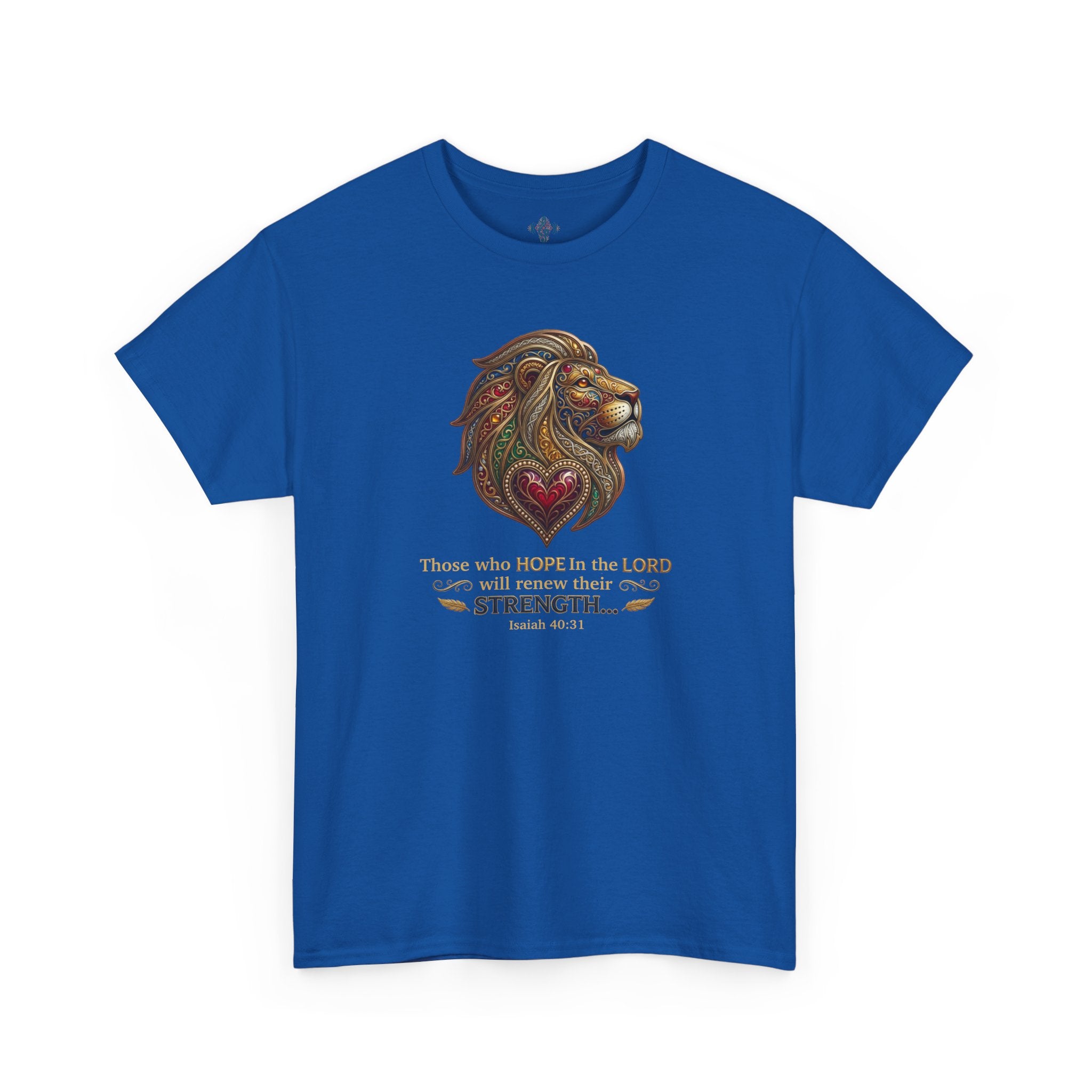 Unisex Heavy Cotton Tee - “ Those who hope in the Lord… “ Isaiah 40:31