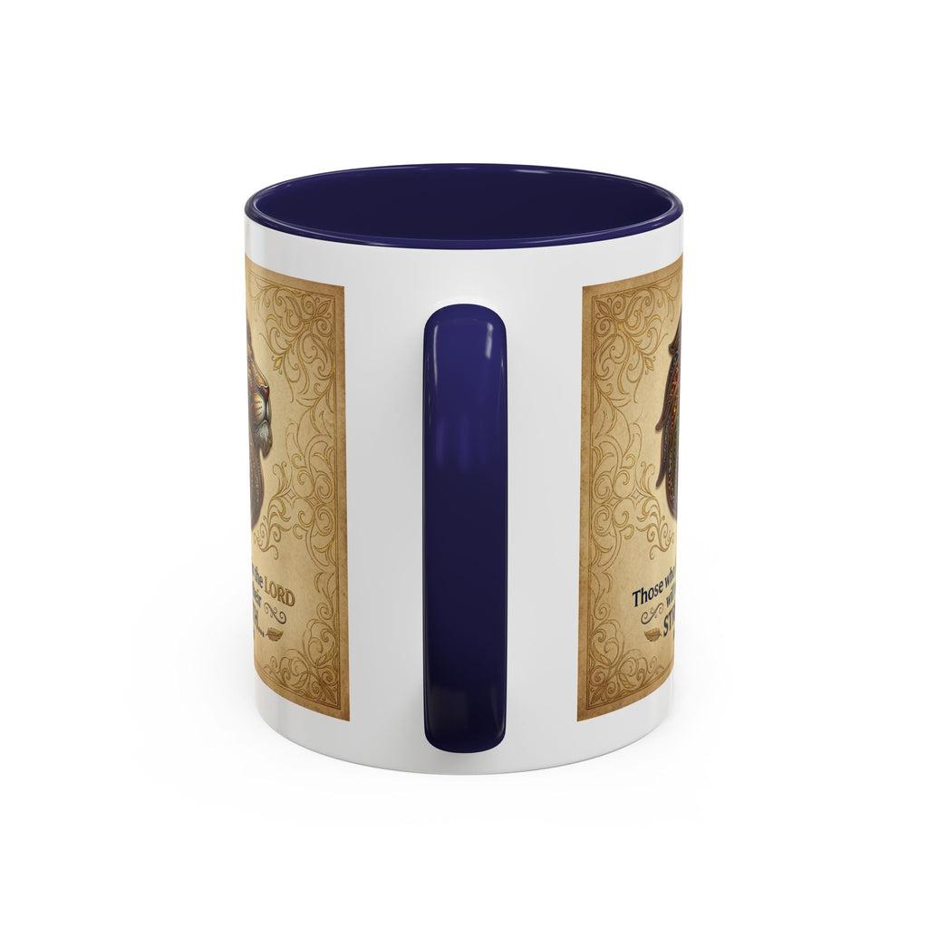 Accent Coffee Mug (11, 15oz) "Those who hope in the Lord..." Isaiah 40:31
