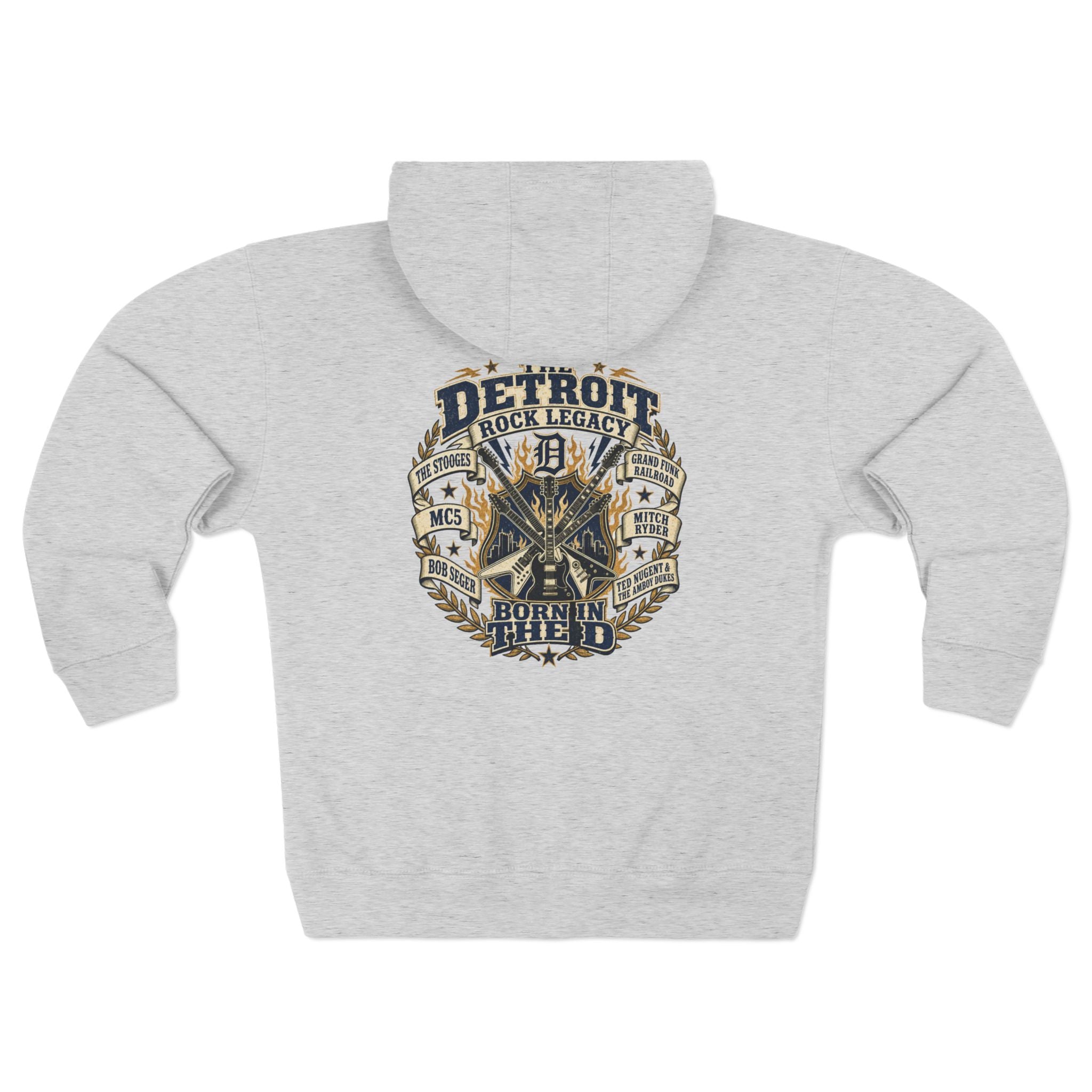Unisex Zip Hoodie - Detroit Rock Legacy