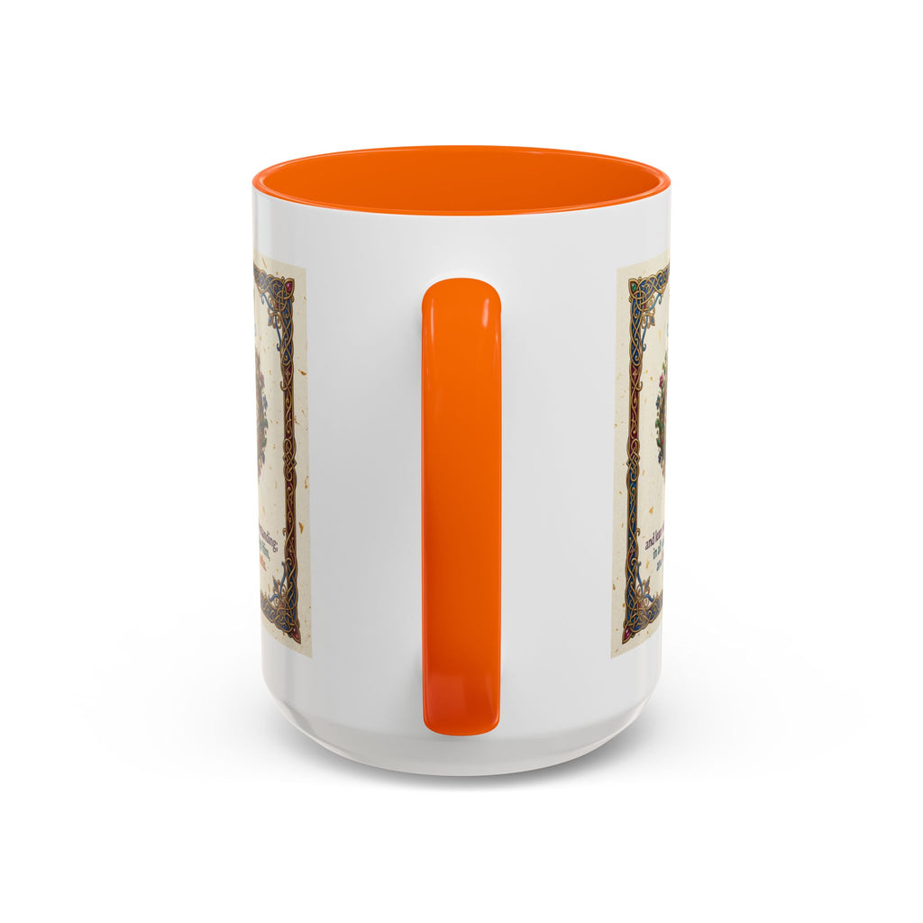 Accent Coffee Mug (11, 15oz) "Trust in the Lord..."  Poverbs 3:5-6