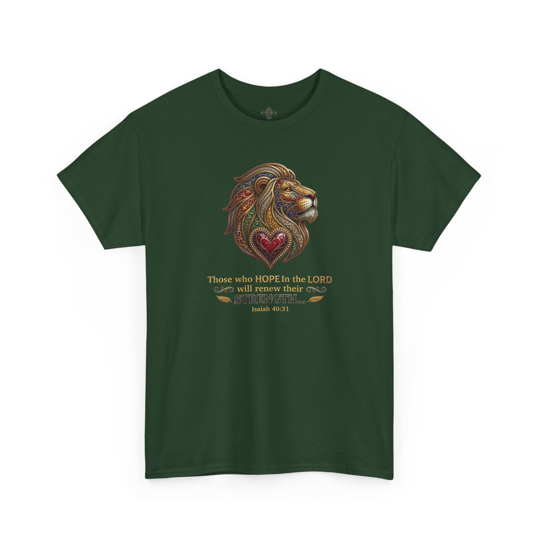 Unisex Heavy Cotton Tee - “ Those who hope in the Lord… “ Isaiah 40:31