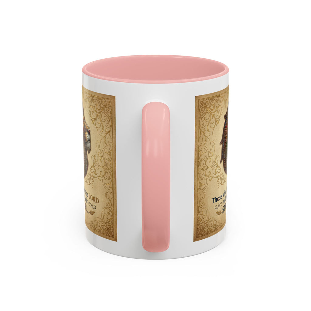 Accent Coffee Mug (11, 15oz) "Those who hope in the Lord..." Isaiah 40:31