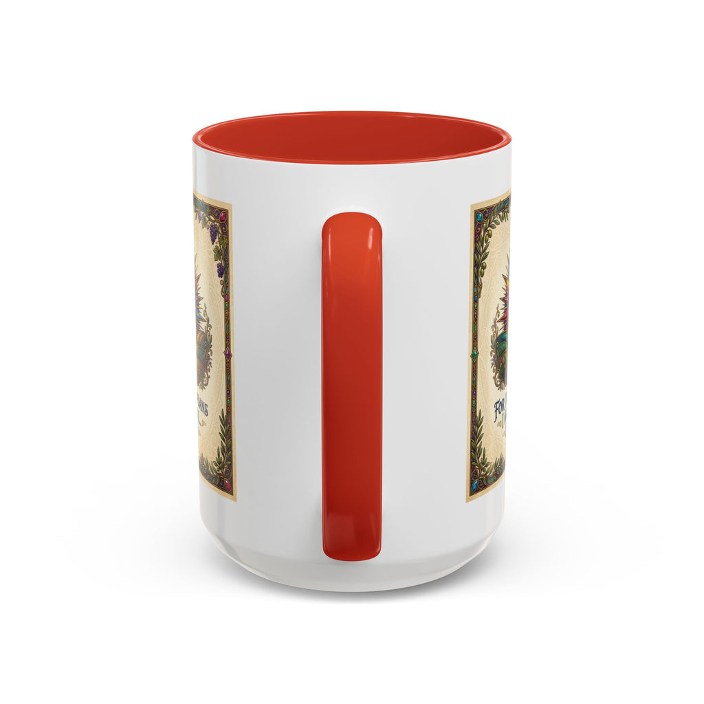 Accent Coffee Mug (11, 15oz) "for I know the plans I have for you" Jeremiah 29:11