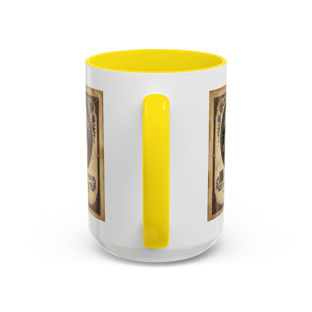 Accent Coffee Mug (11, 15oz) "Be not anxious about anything Phillipians 4:6
