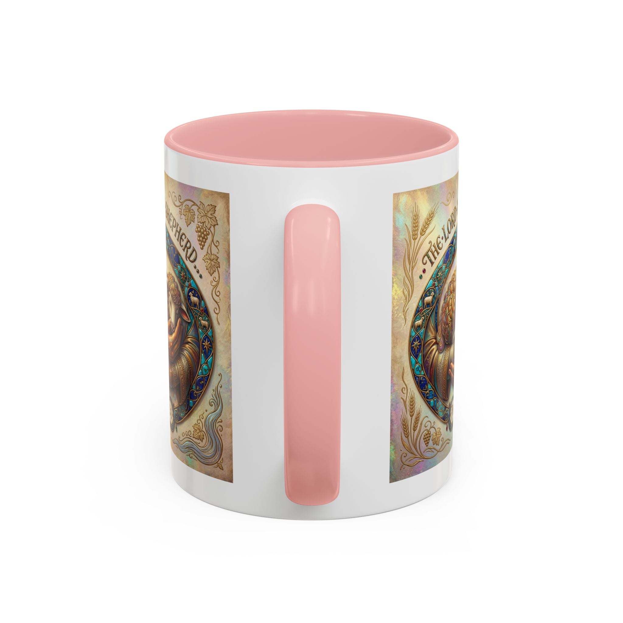 Accent Coffee Mug (11, 15oz) "The Lord is my Shepherd" Psalms 23:1