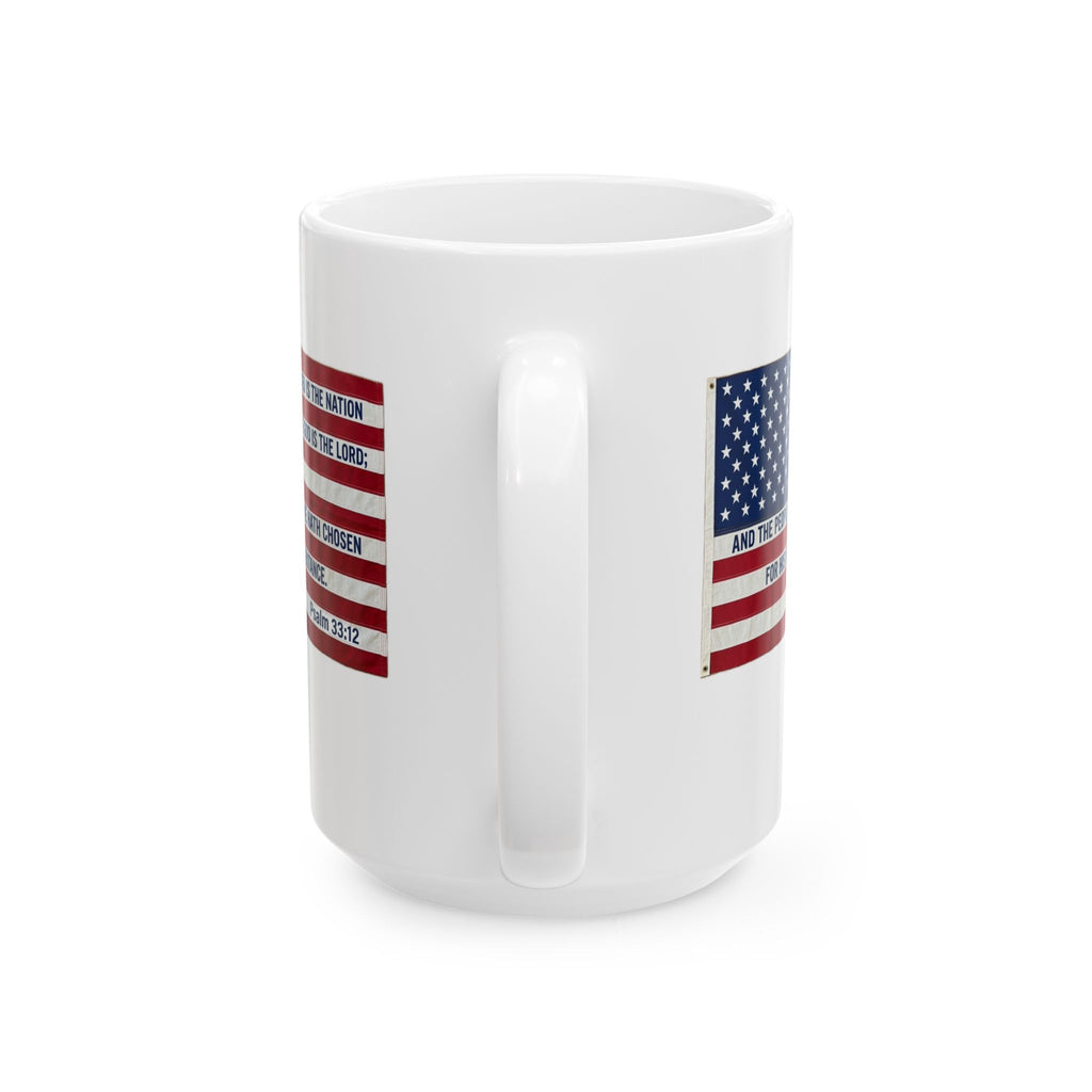 Ceramic Mug, (11oz, 15oz) God Bless America