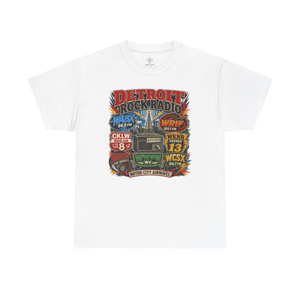 Unisex Heavy Cotton Tee Detroit Rock Radio