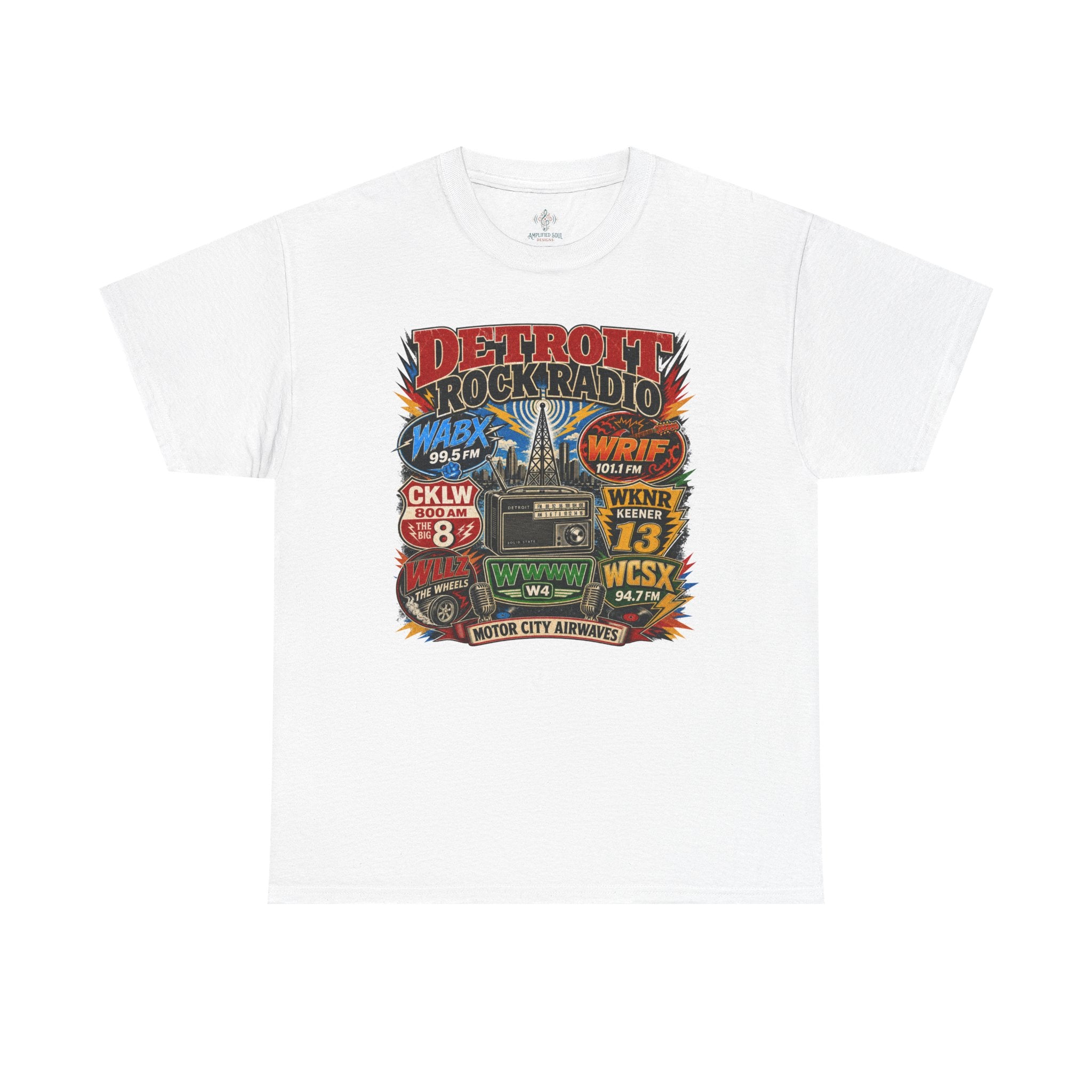 Unisex Heavy Cotton Tee Detroit Rock Radio