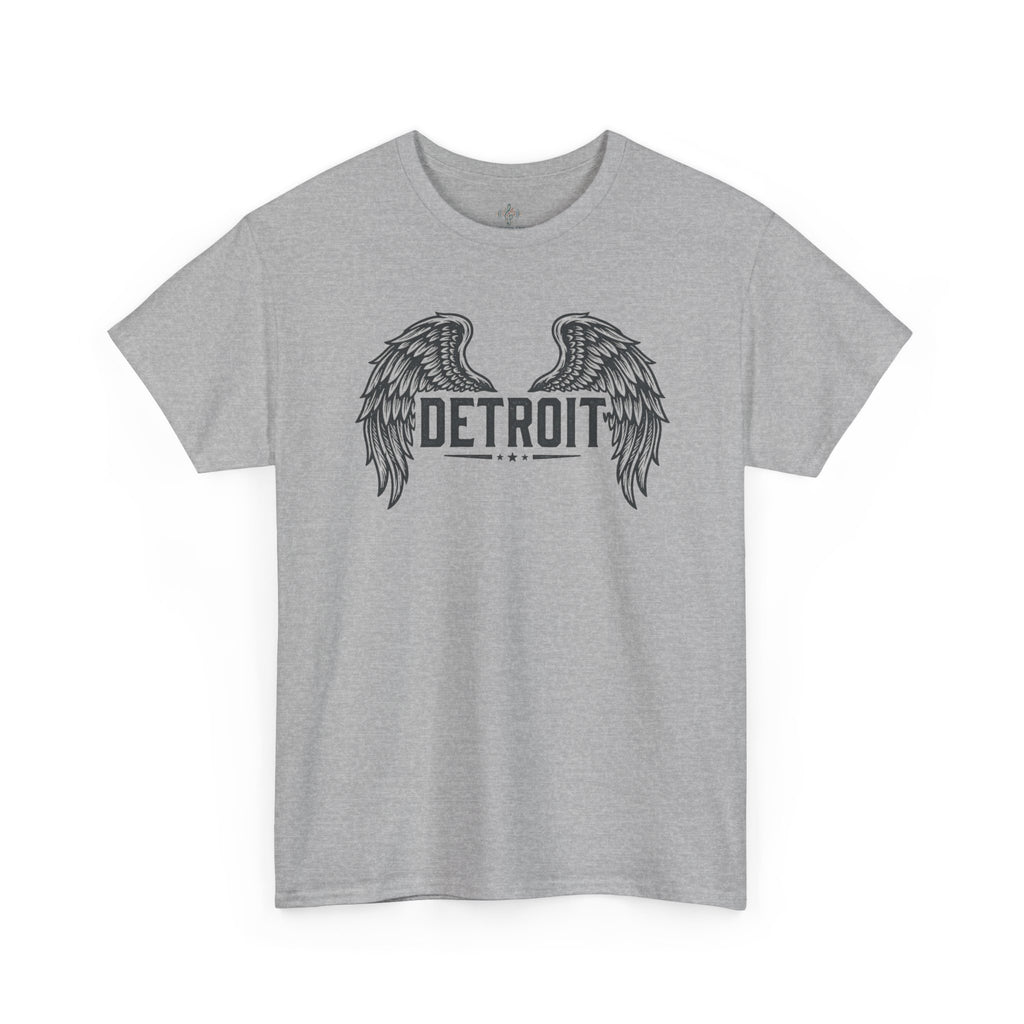 Copy of Unisex Heavy Cotton Tee - DETROIT WINGED, black
