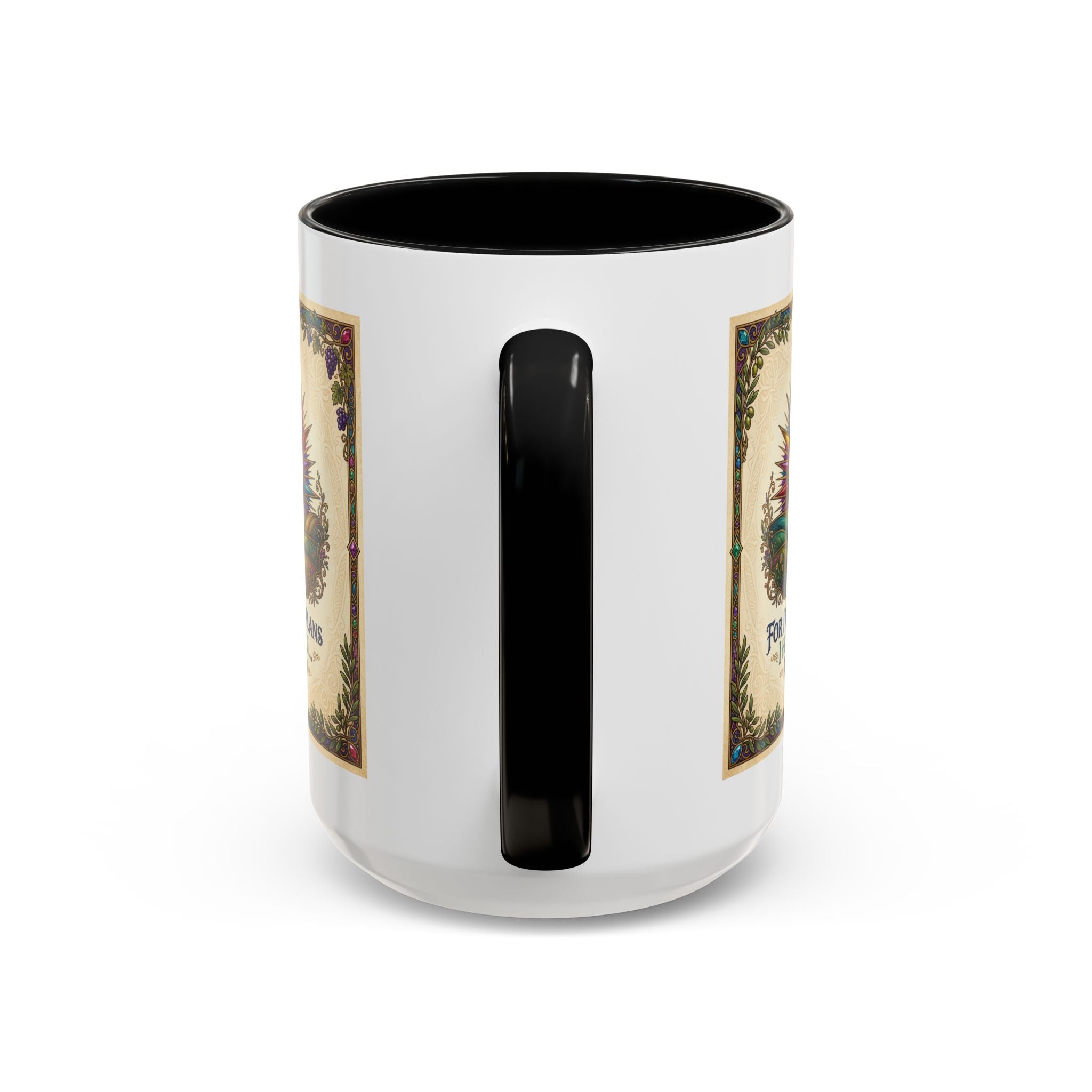 Accent Coffee Mug (11, 15oz) "for I know the plans I have for you" Jeremiah 29:11